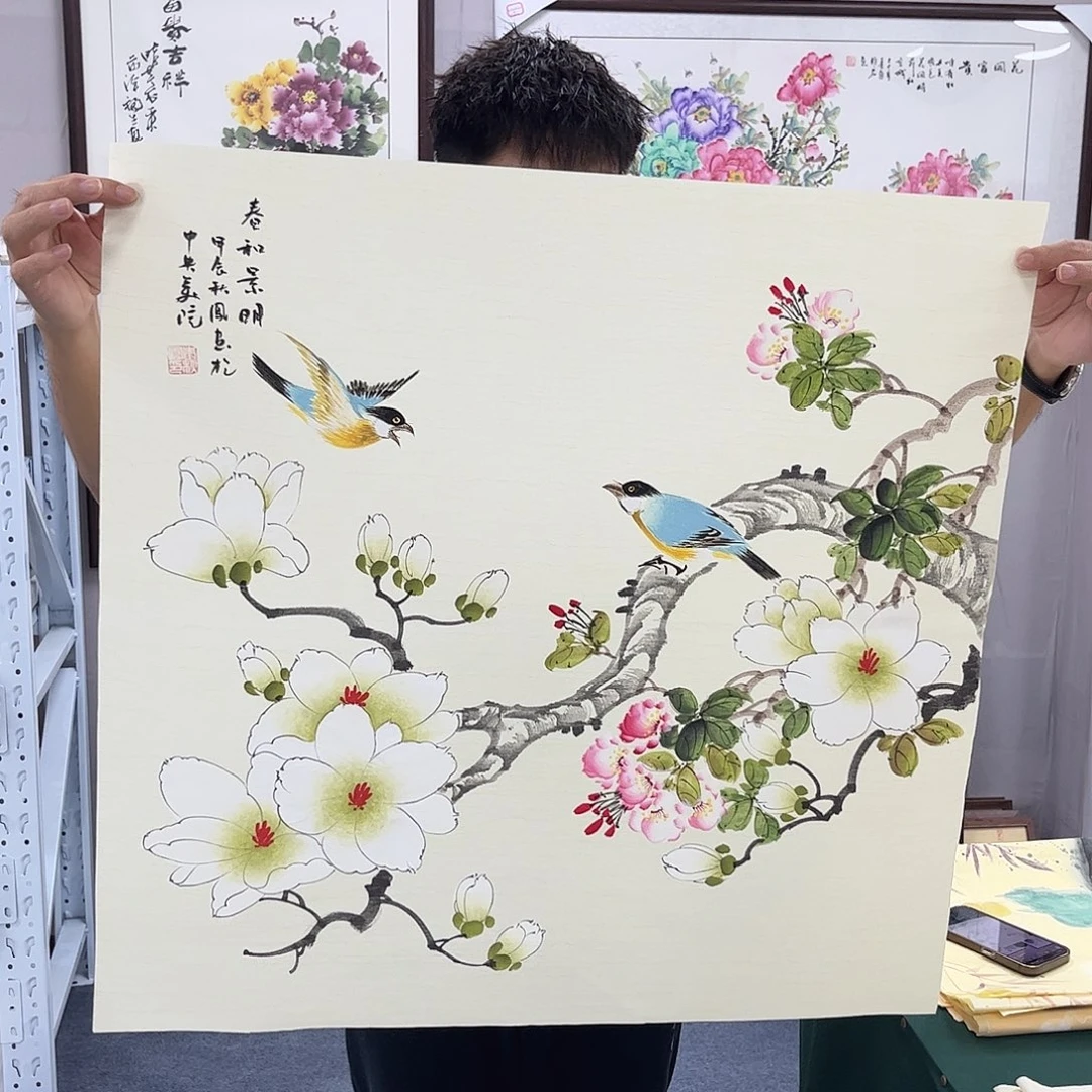 国画宣纸国画纯手绘作品