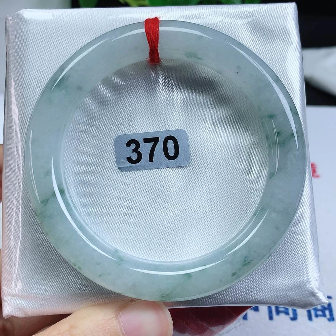 未镶嵌手镯翡翠53.5圈口绿野仙踪圆条370