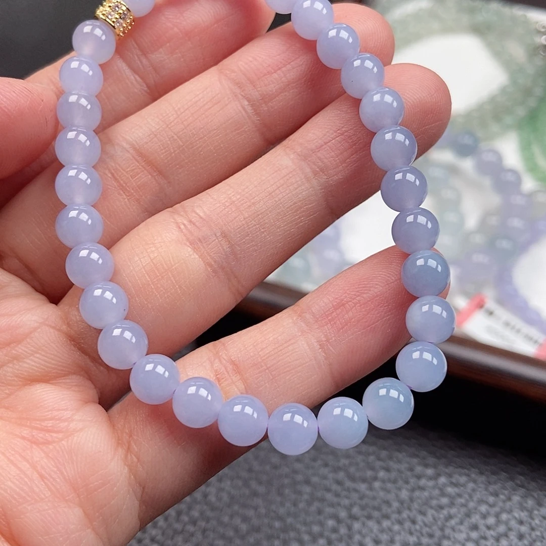 翡翠未镶嵌手链卡6