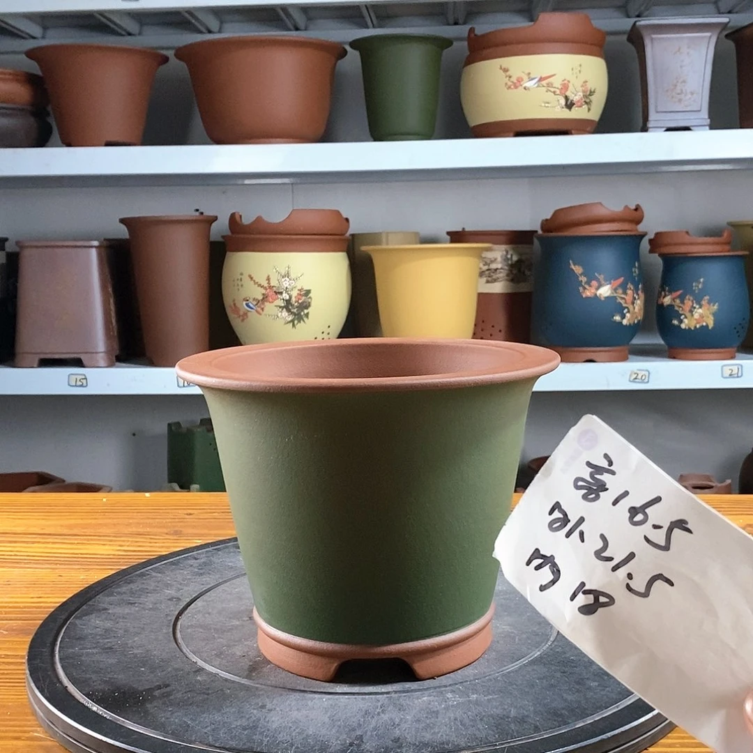 紫砂花盆紫砂兰花盆7