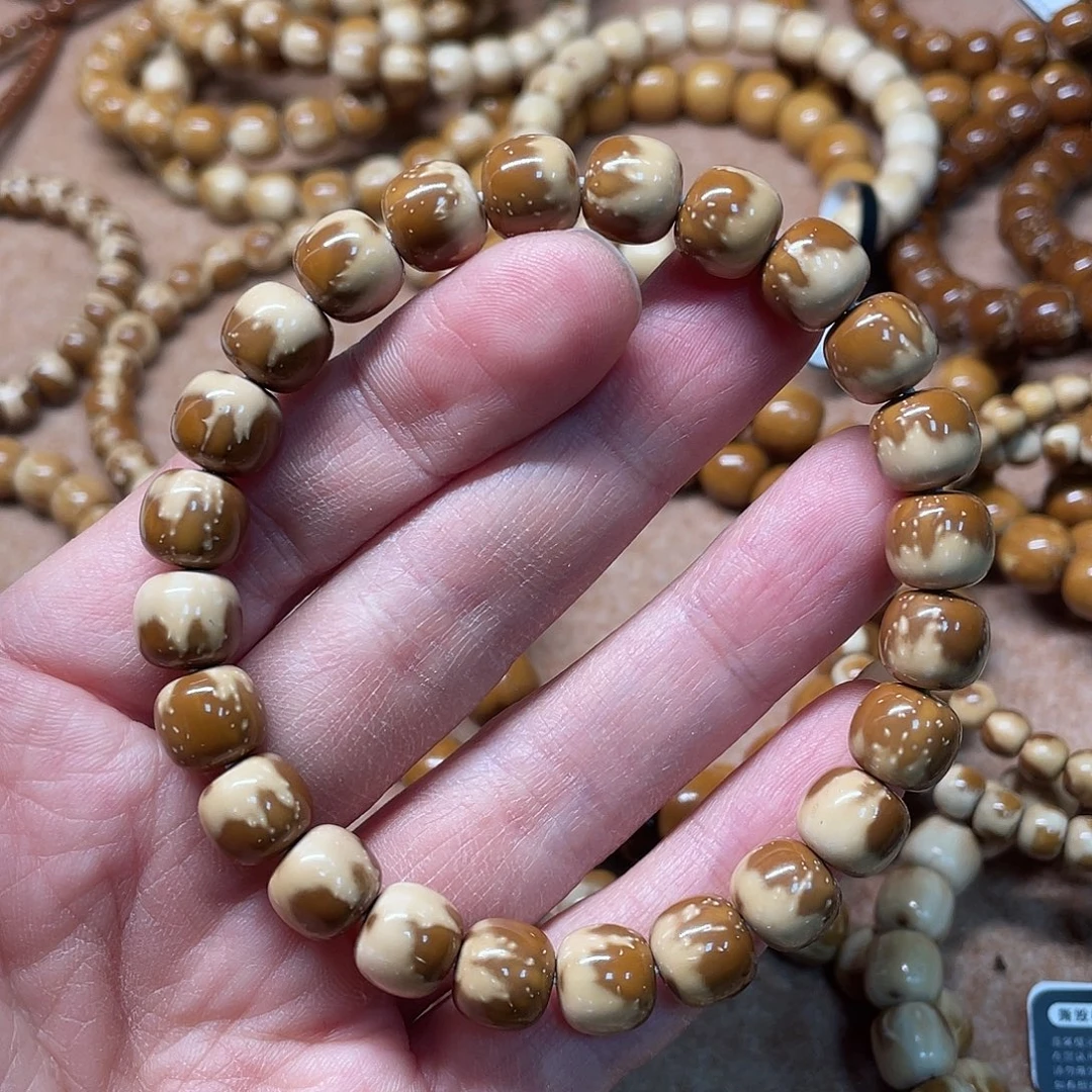 紫金鼠手串实心紫金鼠手串9.8花皮 微瑕