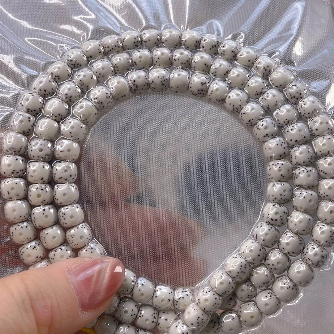 星月菩提吊坠起***咧原生态月留白7.3