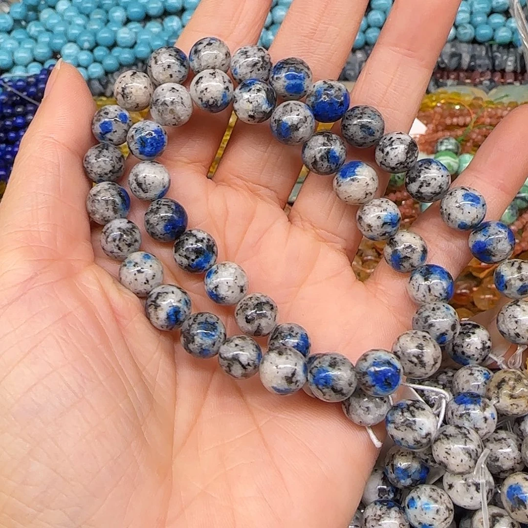 玛瑙/玉髓合金珠宝半成品k2一条8mm