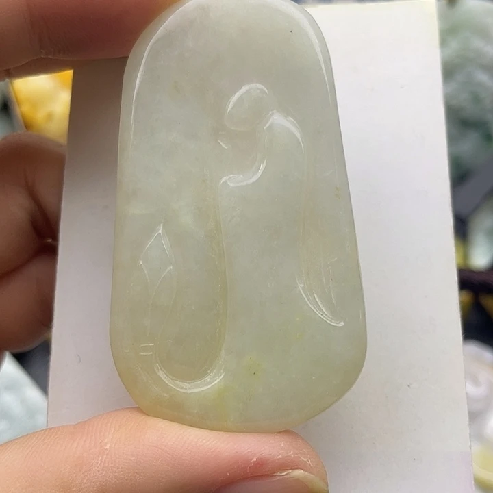 翡翠未镶嵌颈饰天然翡翠