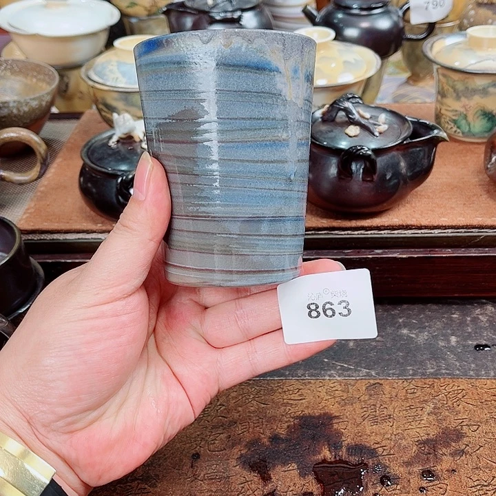 沁庐柴窑古法柴烧全手工茶具