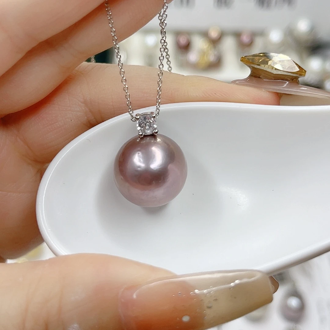 淡水珍珠合金吊坠(赠链)15