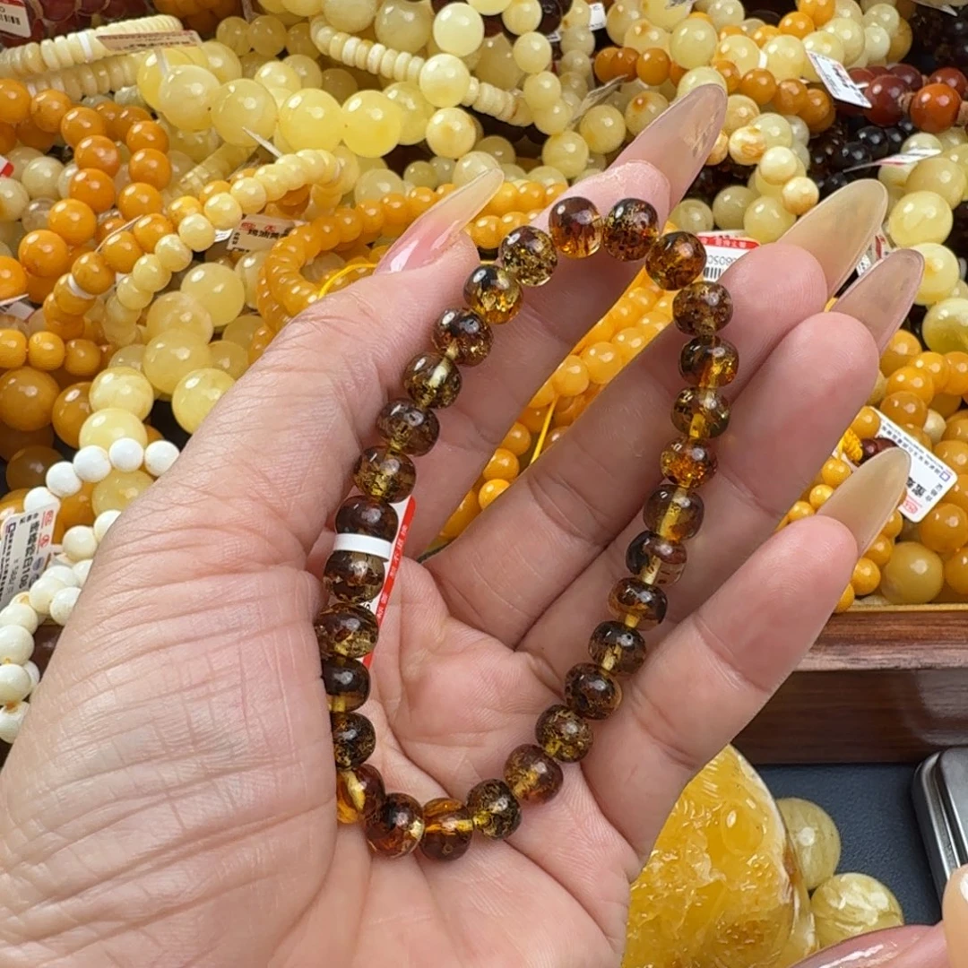 琥珀未镶嵌珠宝奇石