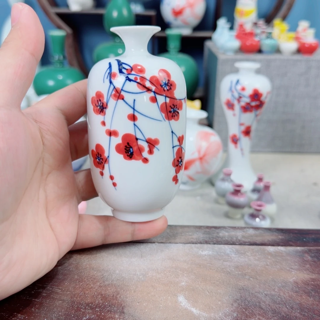 陶瓷手工小花器摆件