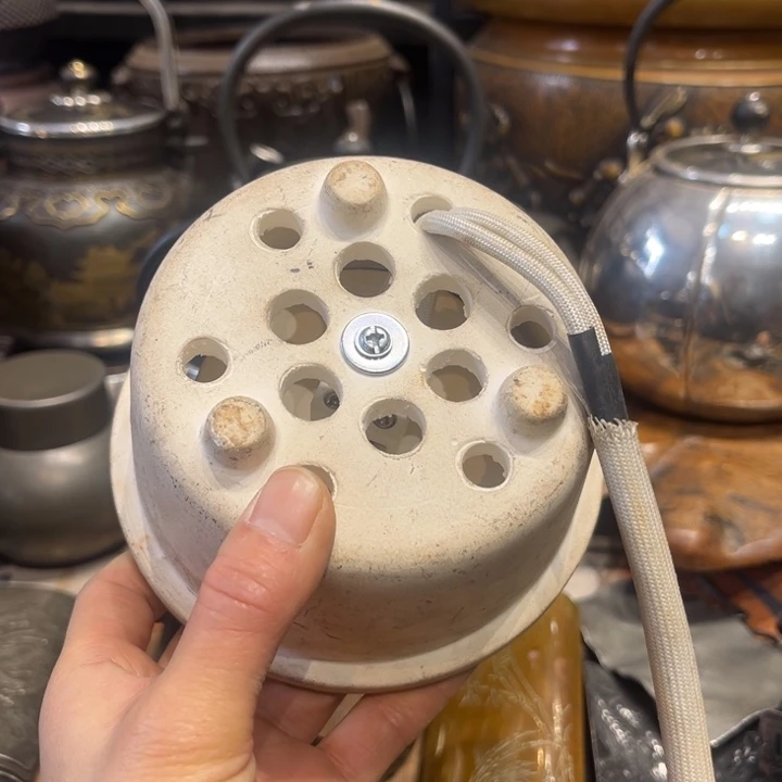 蜜安罐安罐瓷香炉锡茶则