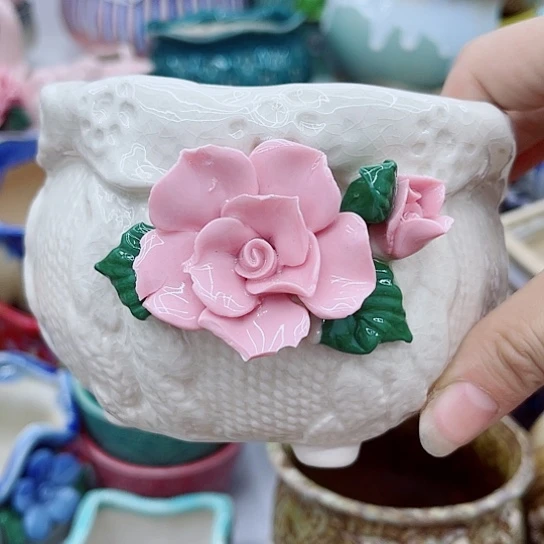 多肉绿植陶瓷花盆