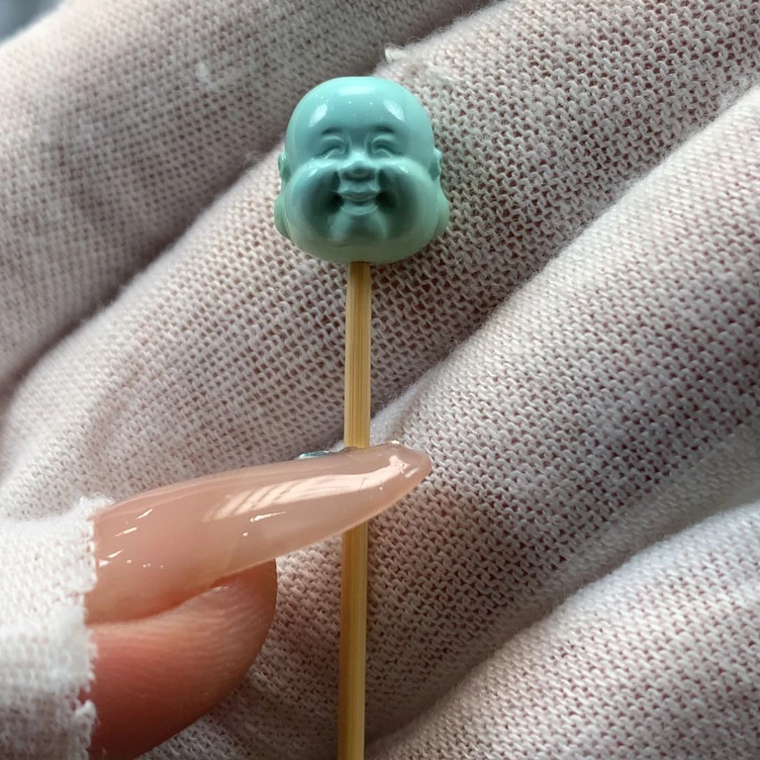 绿松石未镶嵌挂件