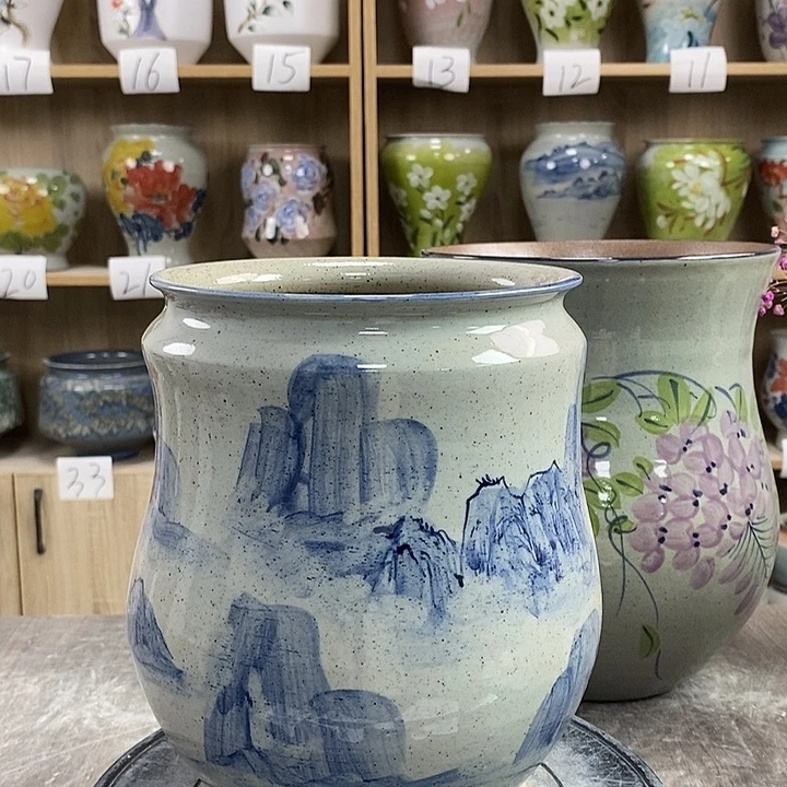 缸13zp景德镇陶瓷花盆