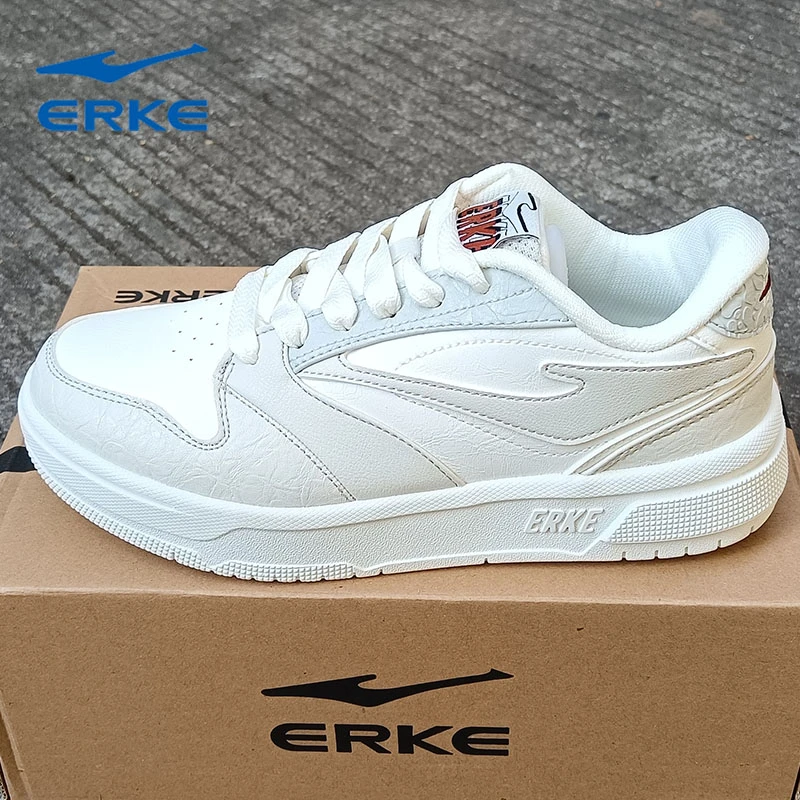 鸿星尔克板鞋女秋冬运动低帮复古休闲鞋子四季女运动休闲鞋新款