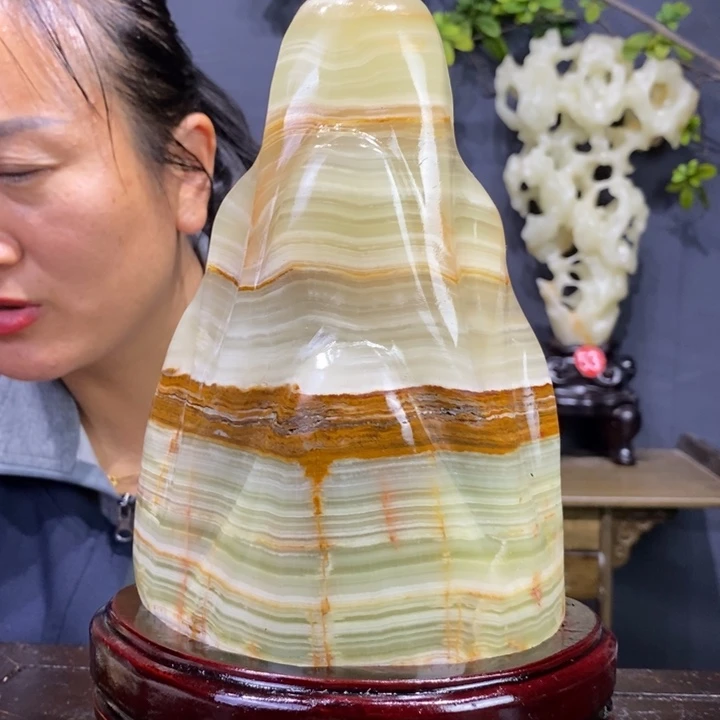 石材精品古青石摆件