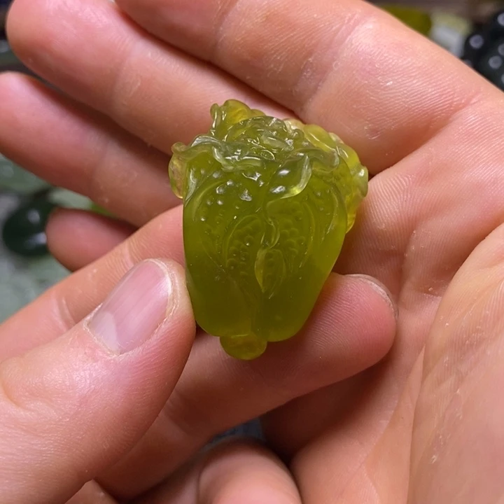 岫玉未镶嵌岫玉颈饰