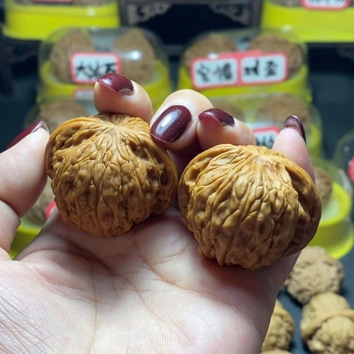 文玩核桃把件018磨盘41尺