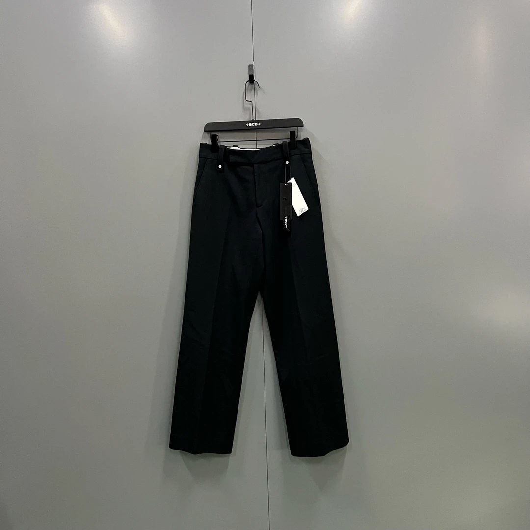 99新 BURBERRY/博柏利 (ll) 黑色羊毛西裤 44码/206415