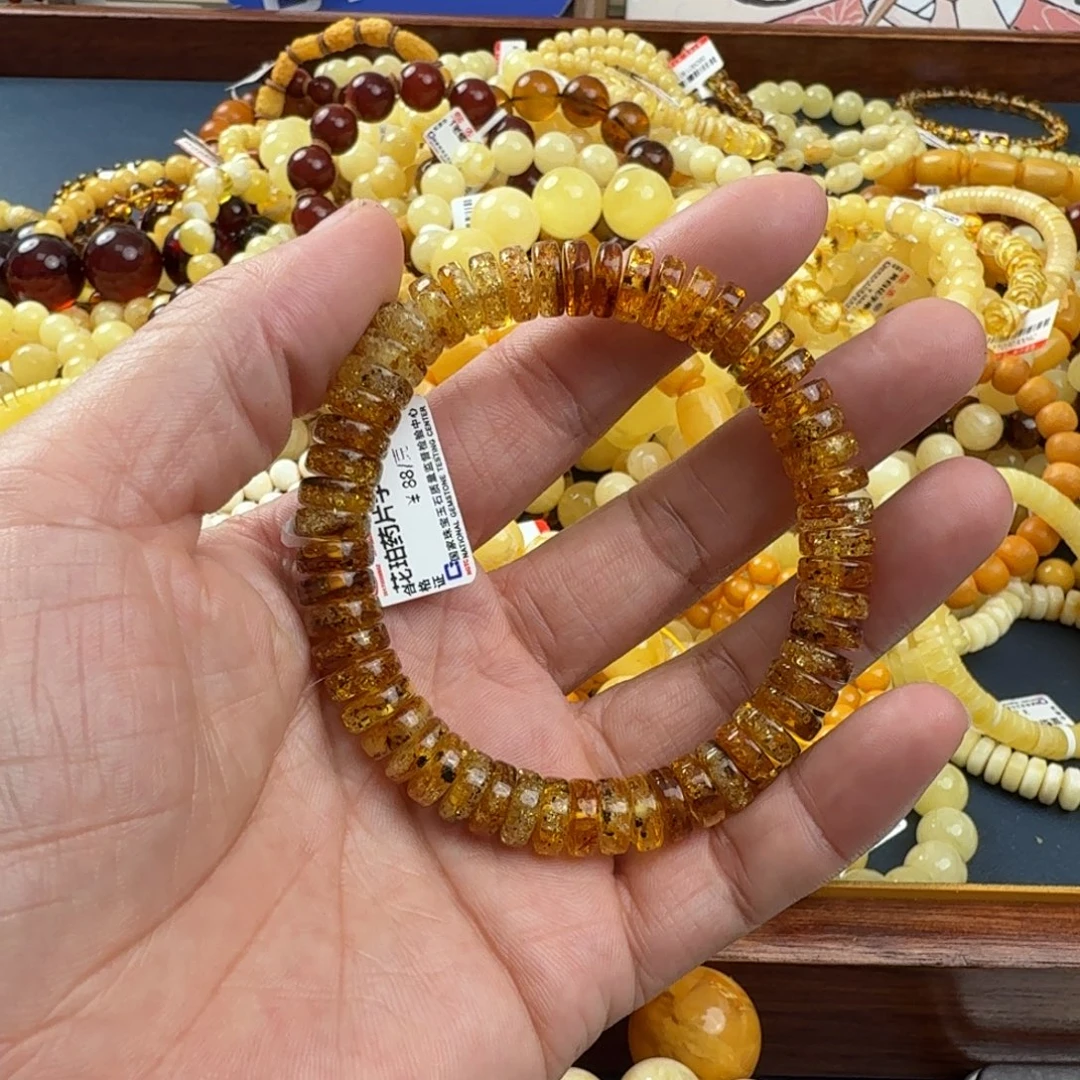 琥珀未镶嵌珠宝奇石