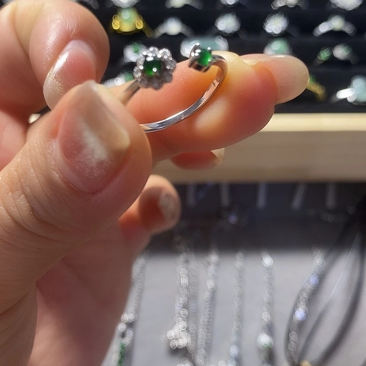 翡翠合金戒指戒指