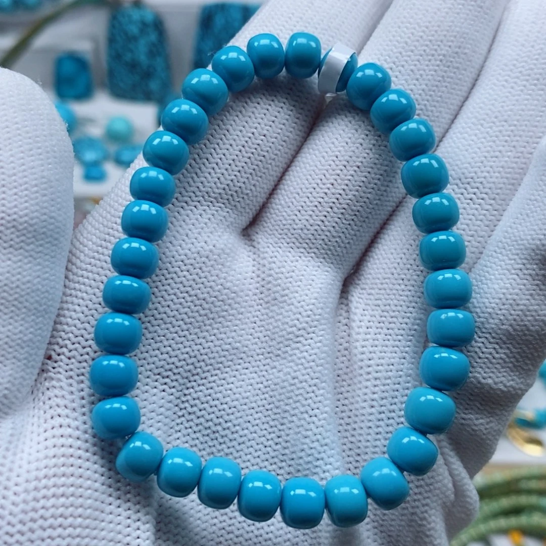 未镶嵌绿松石手链