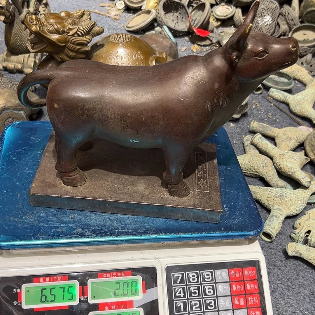 n****c微瑕疵黄铜摆件工艺品