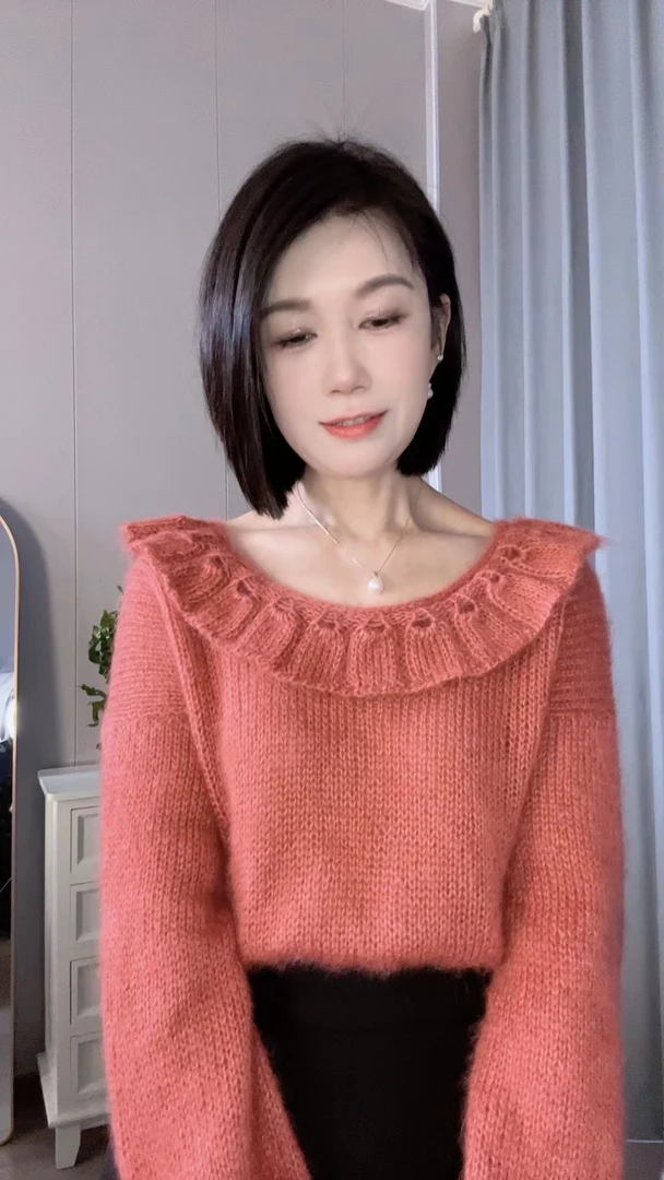 落樱款 轻柔小马海 轻盈柔软亲肤手工编织DIY毛线团