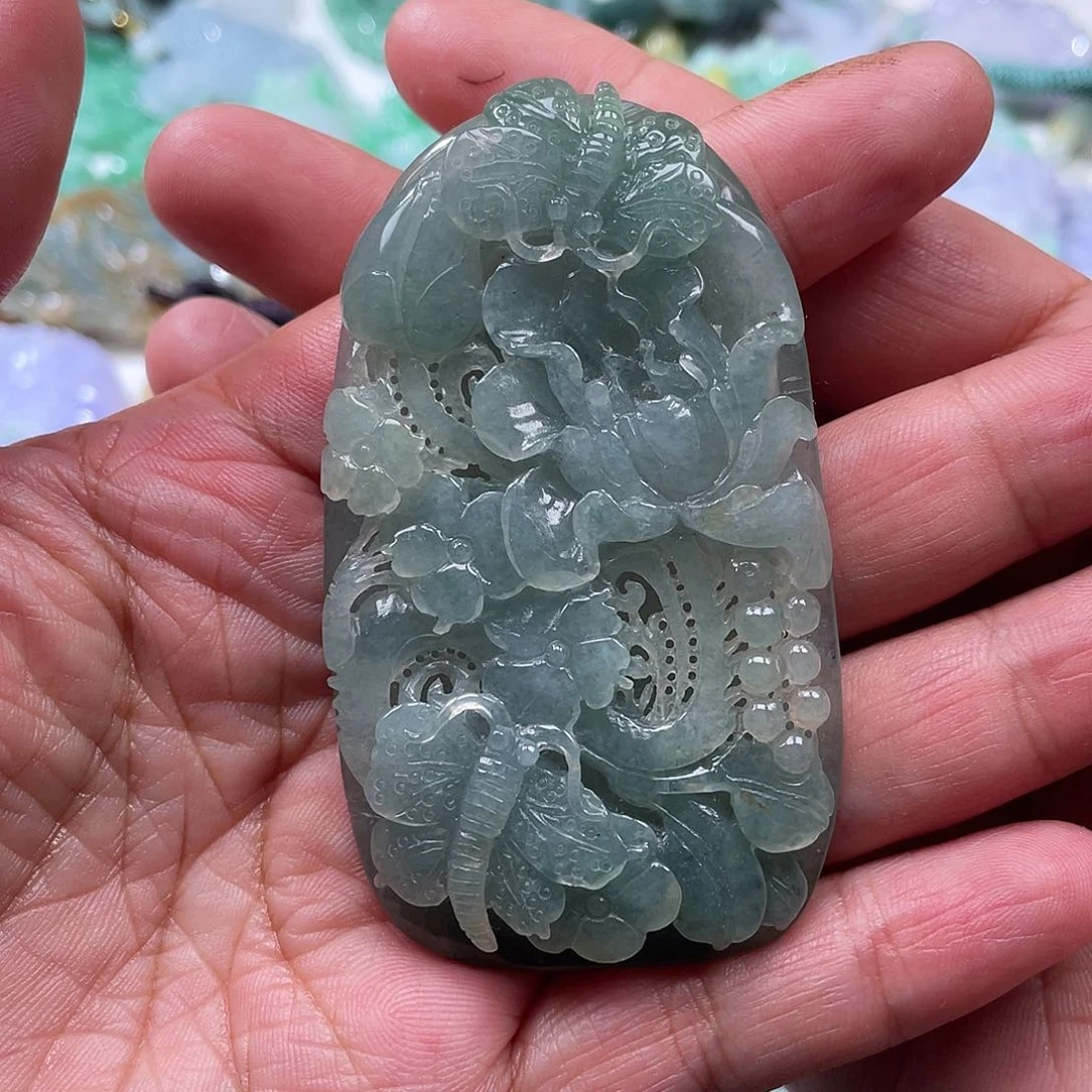 颈饰未镶嵌翡翠翡玉缘翡翠