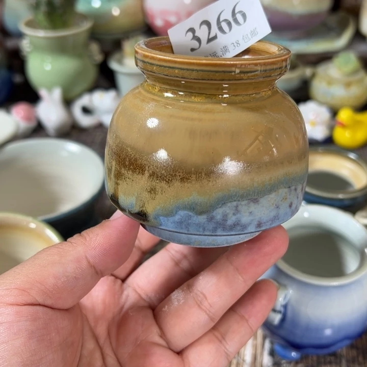口4 手工花盆满30包邮