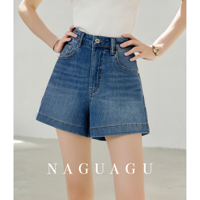 【进阶腿精】亲肤棉弹面料女装短裤FX2KZ0647-A