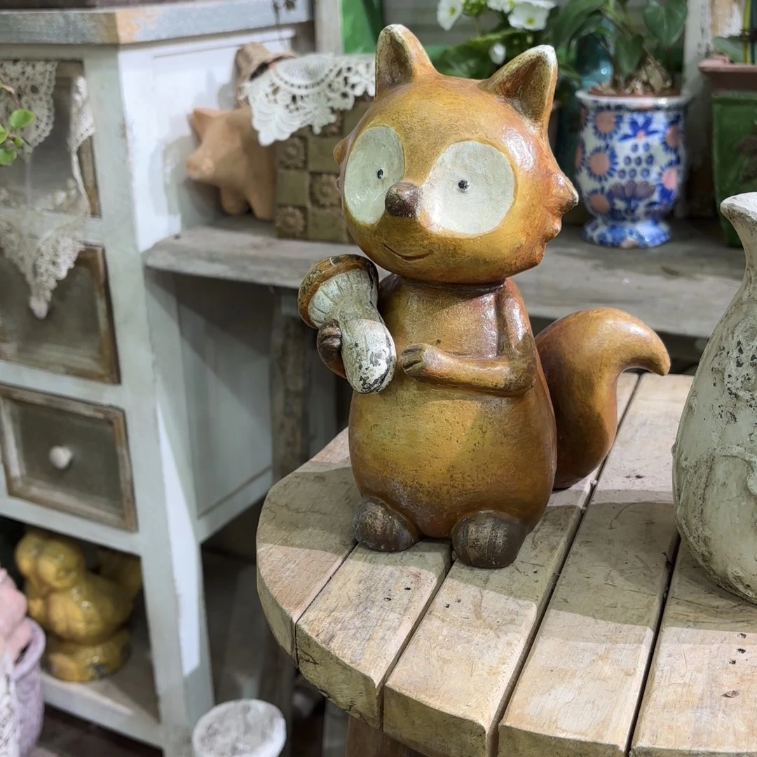 许纯的花房 狐狸摆件