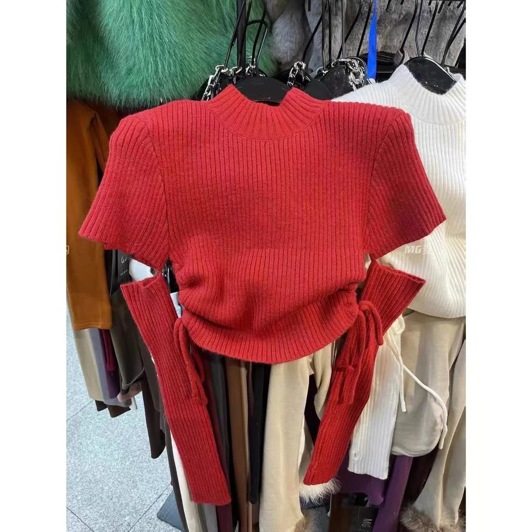 徐秋阳   女神降临     百搭短裤气质休闲时尚ins风显瘦毛衣