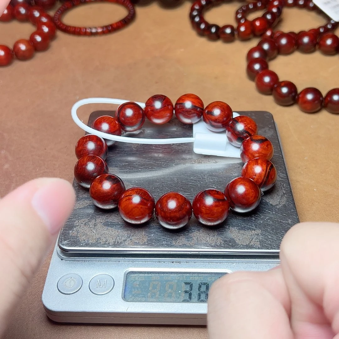 小叶紫檀手串/手链15琴料瘤疤金星