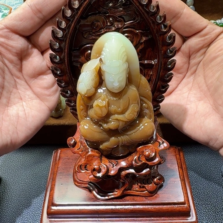 和田玉未镶嵌摆件