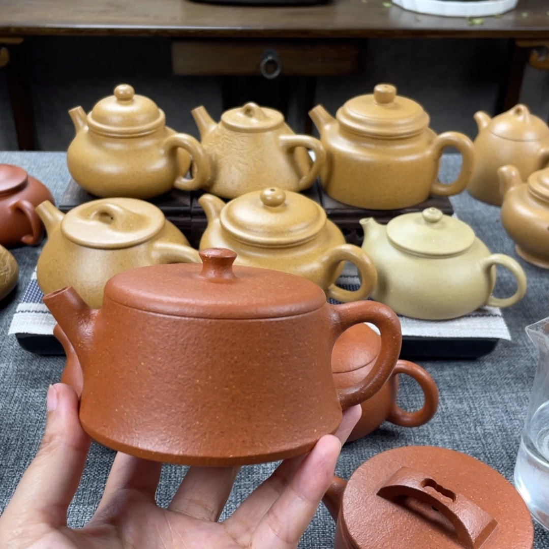 茶壶紫砂38目红降坡150云柱
