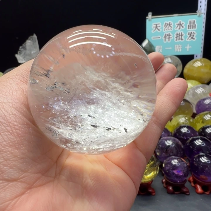 水晶未镶嵌珠宝半成品6cm C3527 XJ