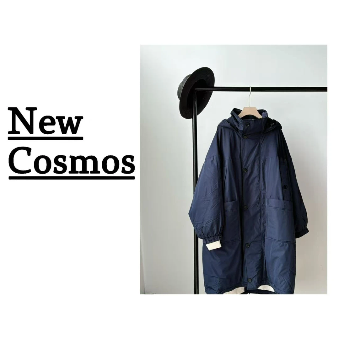 【NEW COSMOS】 • 6375 反季捡漏款连帽风衣款长款白鸭绒羽绒服女
