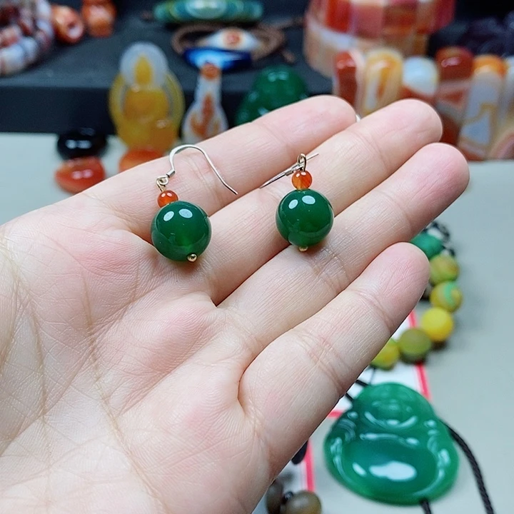 未镶嵌吊坠(不含链)玛瑙/玉髓伊*