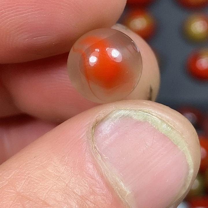 ****心南红玛瑙未镶嵌车挂