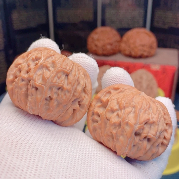 文玩核桃吊坠43全品房山血磨