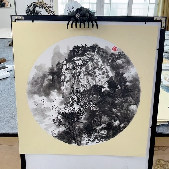 国画张圣敏先生纯手绘作品