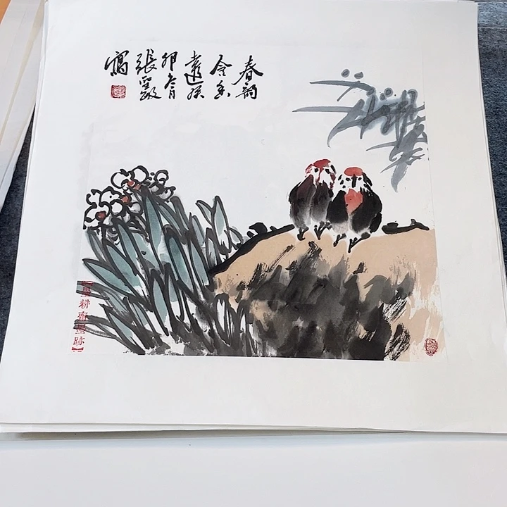 国画张圣敏先生纯手绘作品