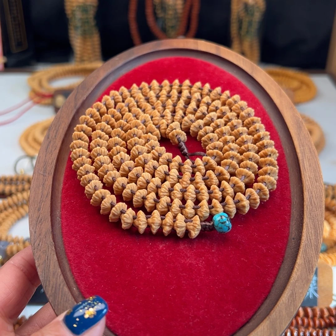 ？***y莲花菩提吊坠双线龙鳞128+12