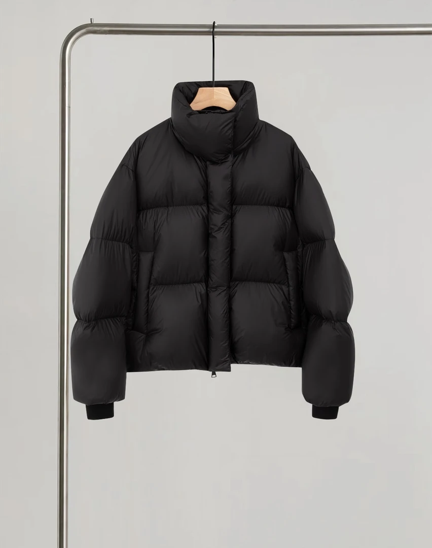 合格品防水女立领立领拉链秋冬纯色