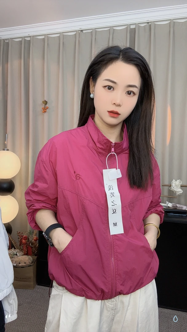 短款2025新款立领防晒衣女夏季小个子运动外套休闲防晒服