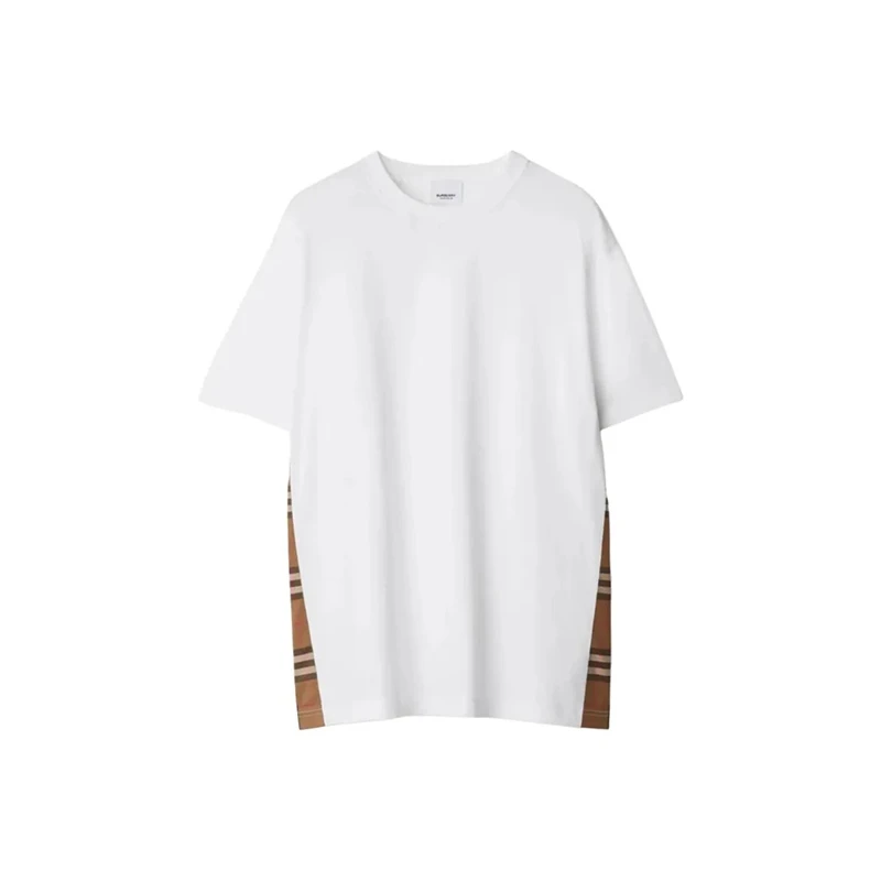 【圣诞好礼】BBR/博柏利 女士白色棉质短袖T恤80925751/80851111