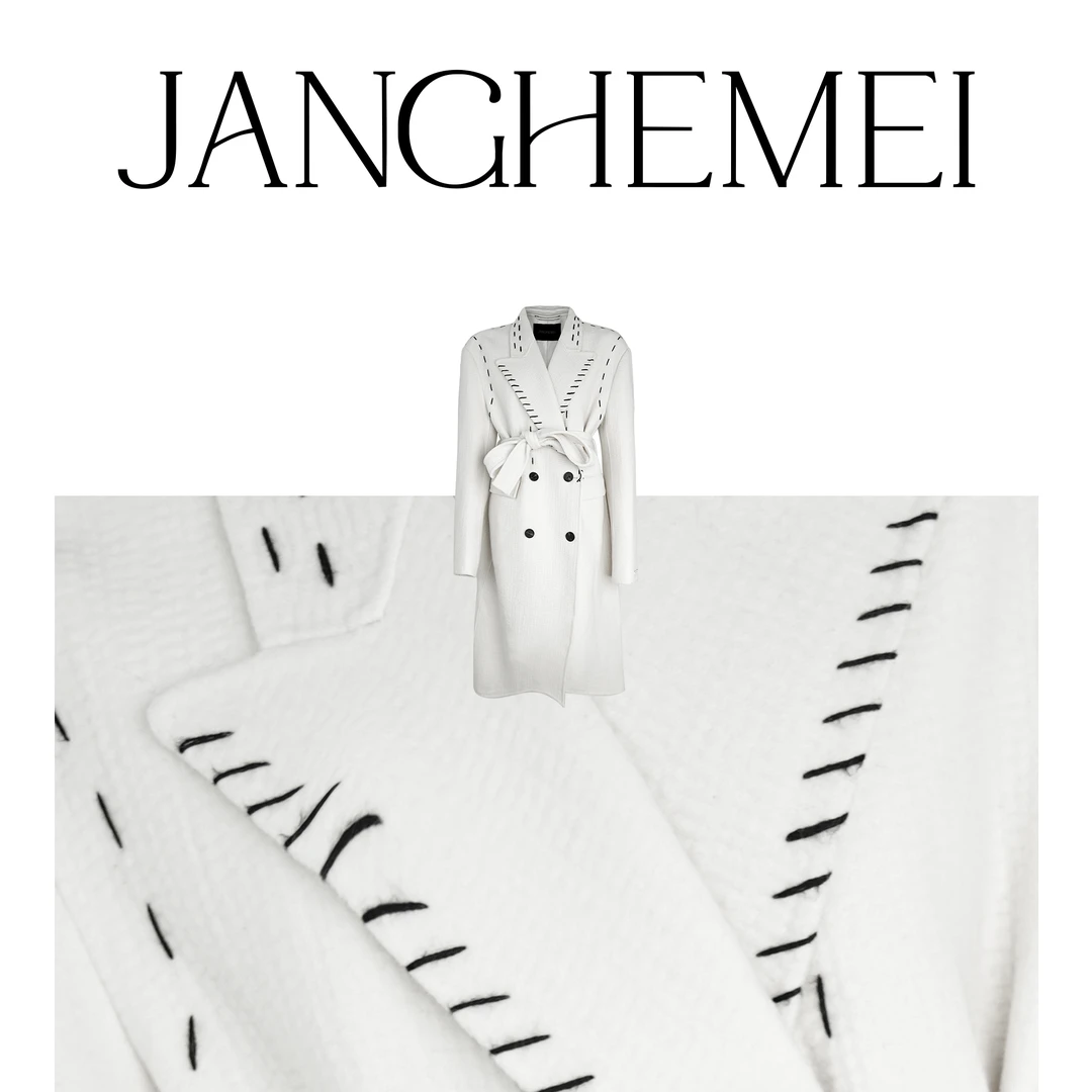 JANGHEMEI【线条双面呢外套】绵羊毛百搭大翻领 N07131M33