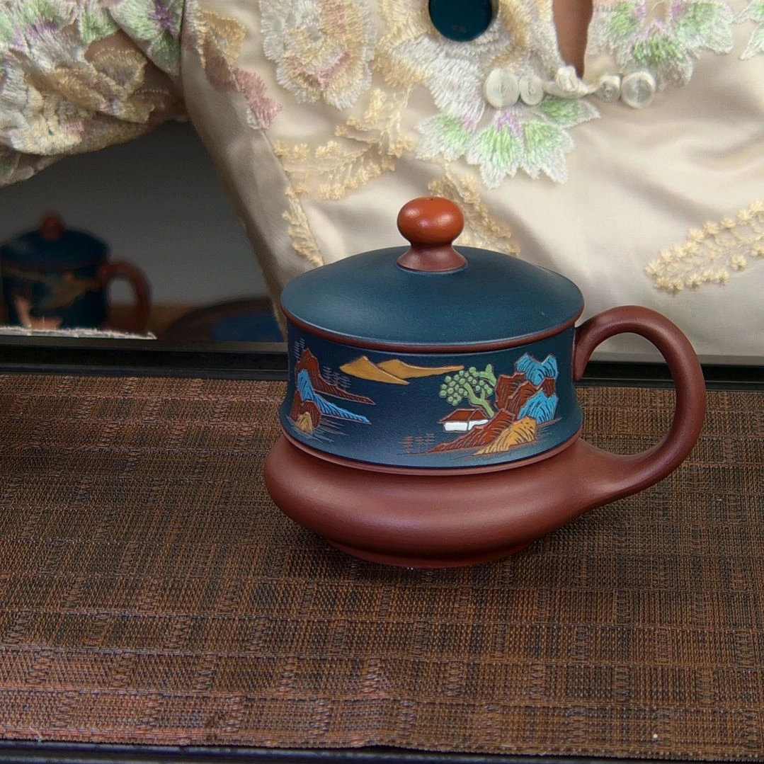 茶杯紫砂高货放漏