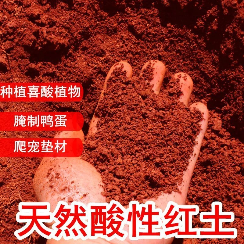 红土天然红沙土茶花土茉莉栀子花专用颗粒营养土弱酸性土壤
