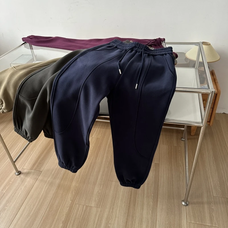 【订单卫裤】加绒加厚内里全包条卫裤