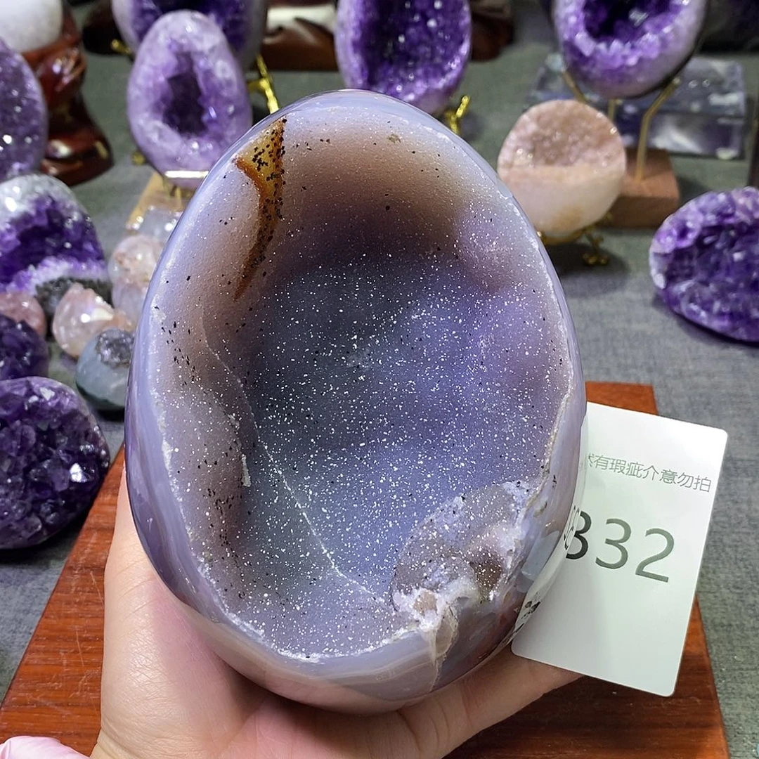 紫晶珠宝半成品未镶嵌